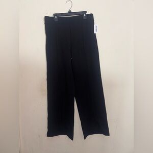 Old Navy Pants Womens Medium Black Stevie Straight High Rise Pull On Dress
Work
